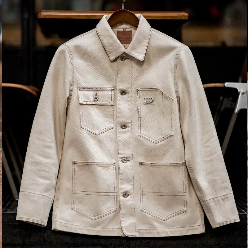 Cotton Lapel Jackets Multi-pocket Short Parkas - Image 3