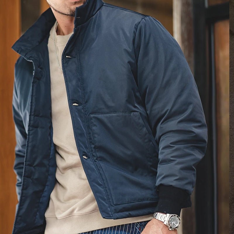 Vintage Thickened Men A1 Bomber Jacket - Image 5