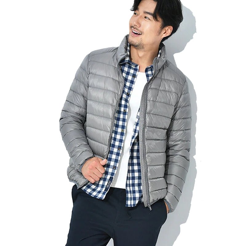 Ultra Light Duck Down Spring Hooded Jackets Men - Image 4