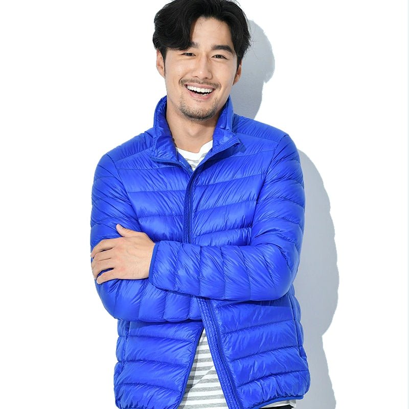 Ultra Light Duck Down Spring Hooded Jackets Men - Image 2