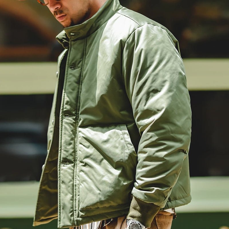 Vintage Thickened Men A1 Bomber Jacket - Image 7