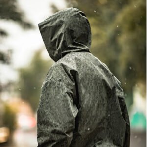Outdoor Raindrop Camouflage Hooded Jacket