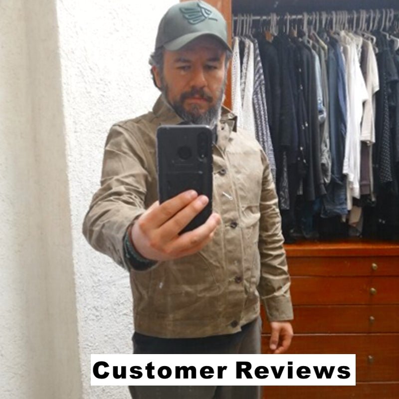 Canvas Oil Wax Men Jackets Khaki Retro Multi-pocket - Image 11