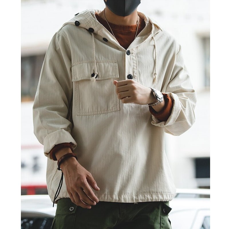 Hoodie Sweatshirt With Rope Hip Hop Coat Loose - Image 10