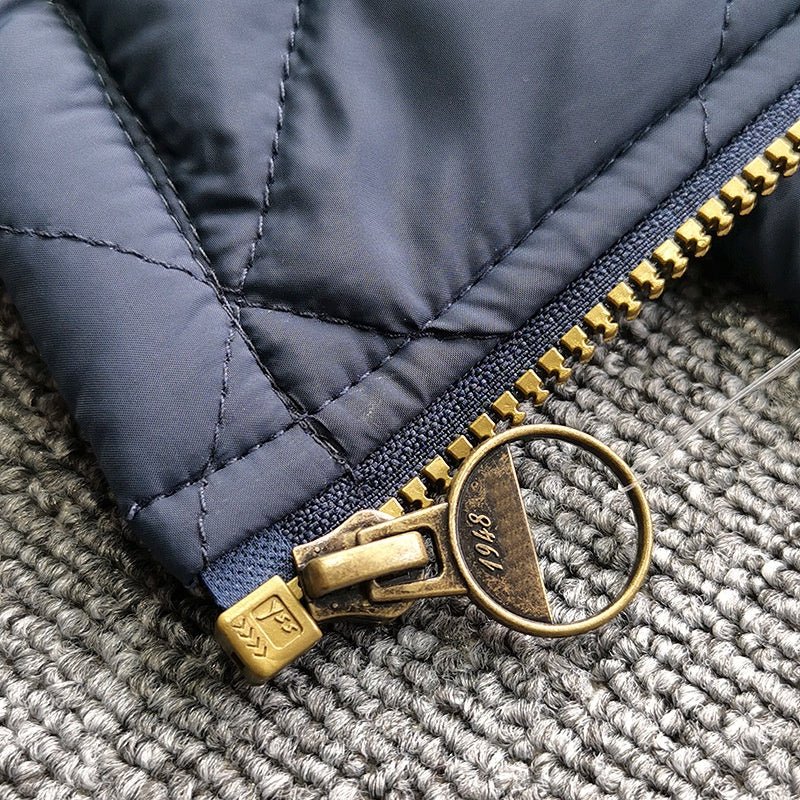 Classic Check Clamp Cotton Winter Men Jacket - Image 9