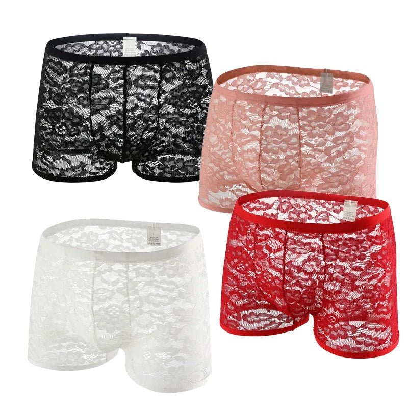 Lace Sexy Shorts Boxer Breathable Underpants