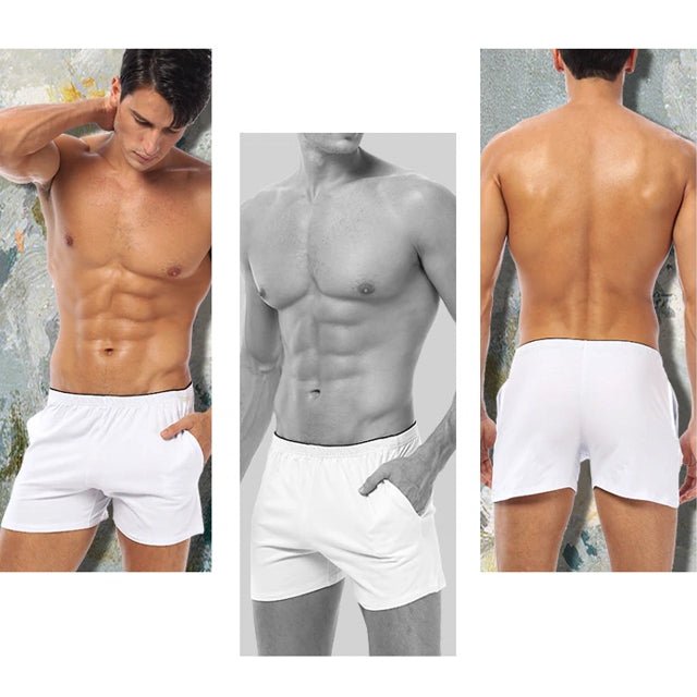 Cotton Underwear Boxer Shorts With Pocket - Image 8