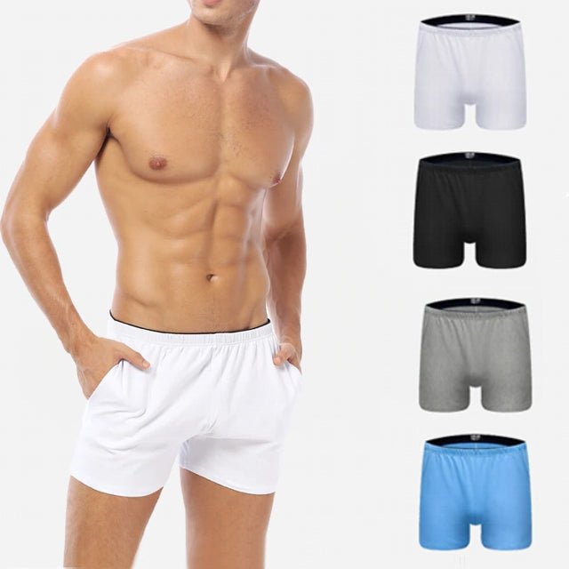 Cotton Underwear Boxer Shorts With Pocket - Image 13