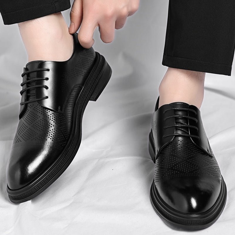 Men Hollow Out Elevator Oxfords Shoes 3 / 6 / 8 cm - Image 4