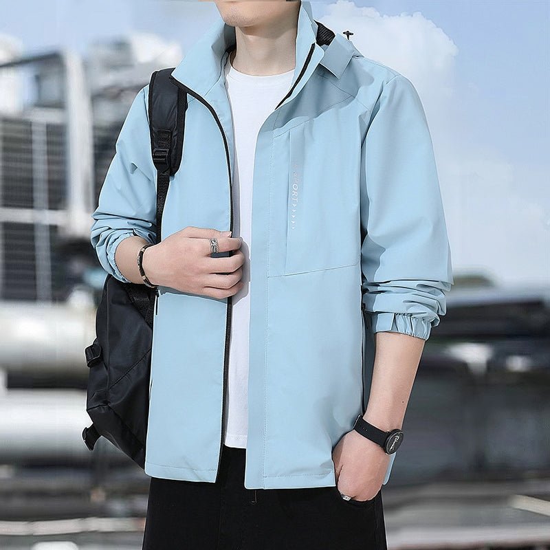 Outdoor Waterproof and Windproof Hooded Windbreaker Coats - Image 2