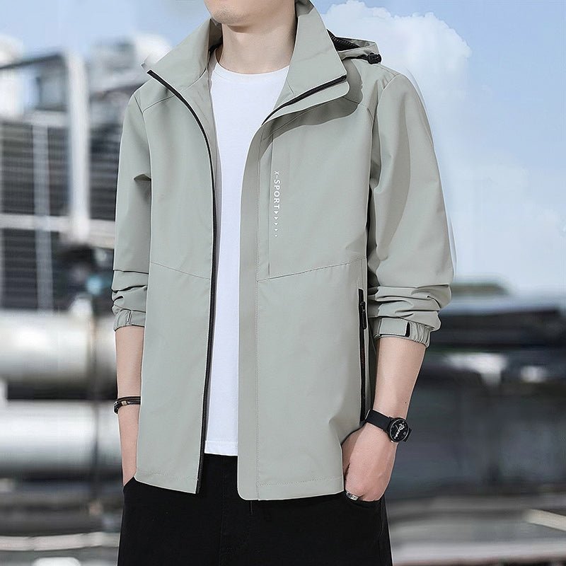 Outdoor Waterproof and Windproof Hooded Windbreaker Coats - Image 3