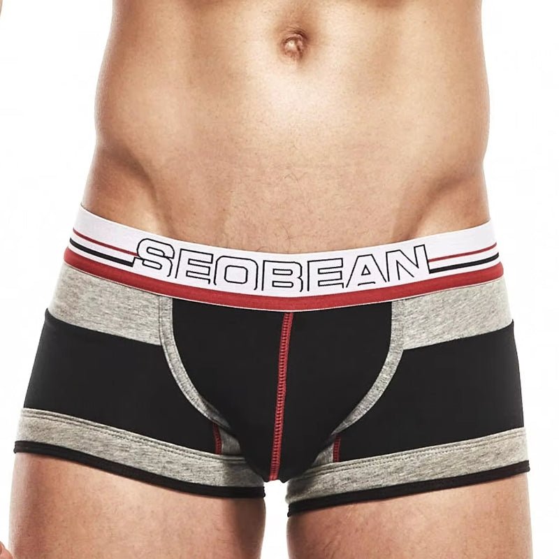 Men Cotton Medium Low Waist Flat Angle Underwear - Image 8