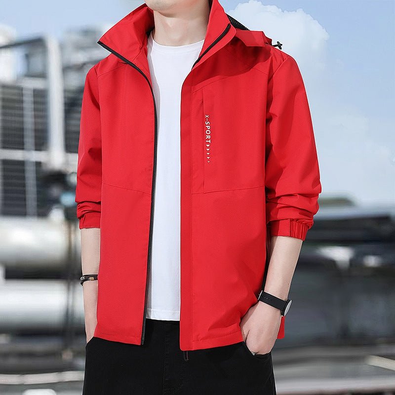 Outdoor Waterproof and Windproof Hooded Windbreaker Coats - Image 5