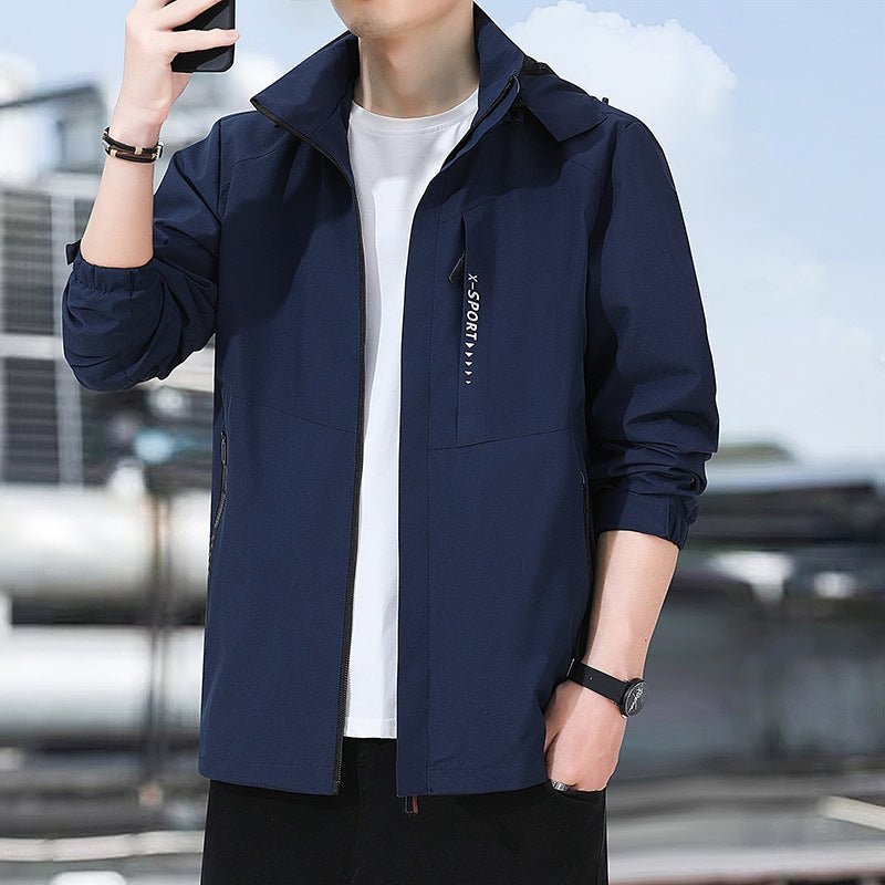 Outdoor Waterproof and Windproof Hooded Windbreaker Coats - Image 6