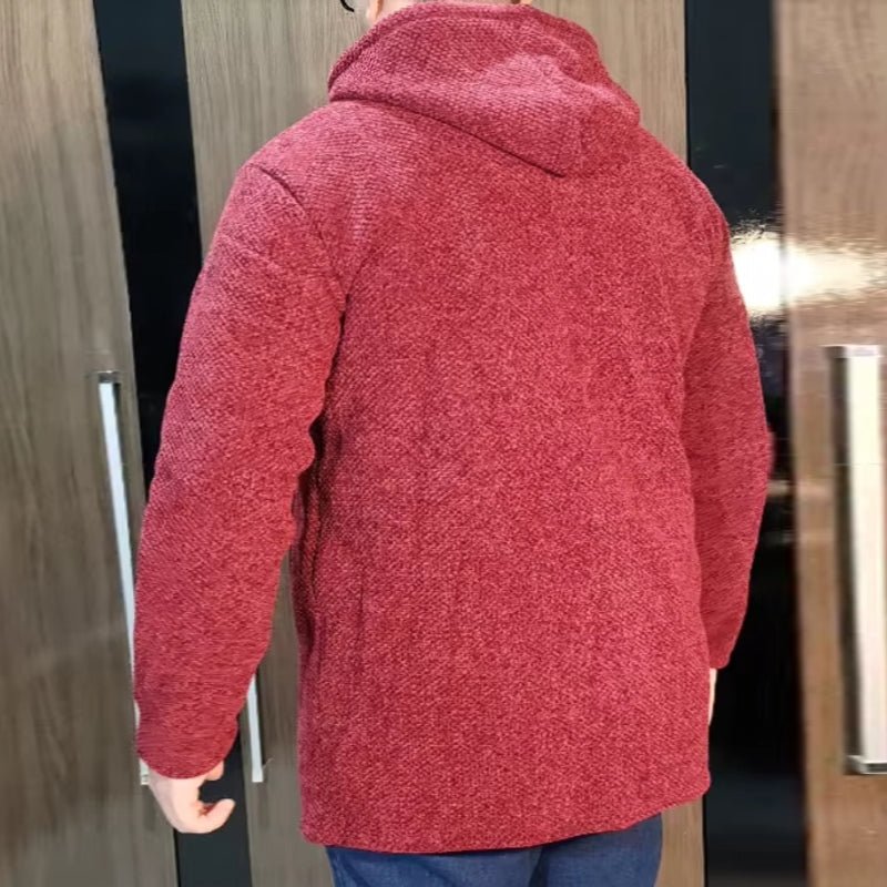 Warm Zipper Medium Long Cardigan Sweaters - Image 3