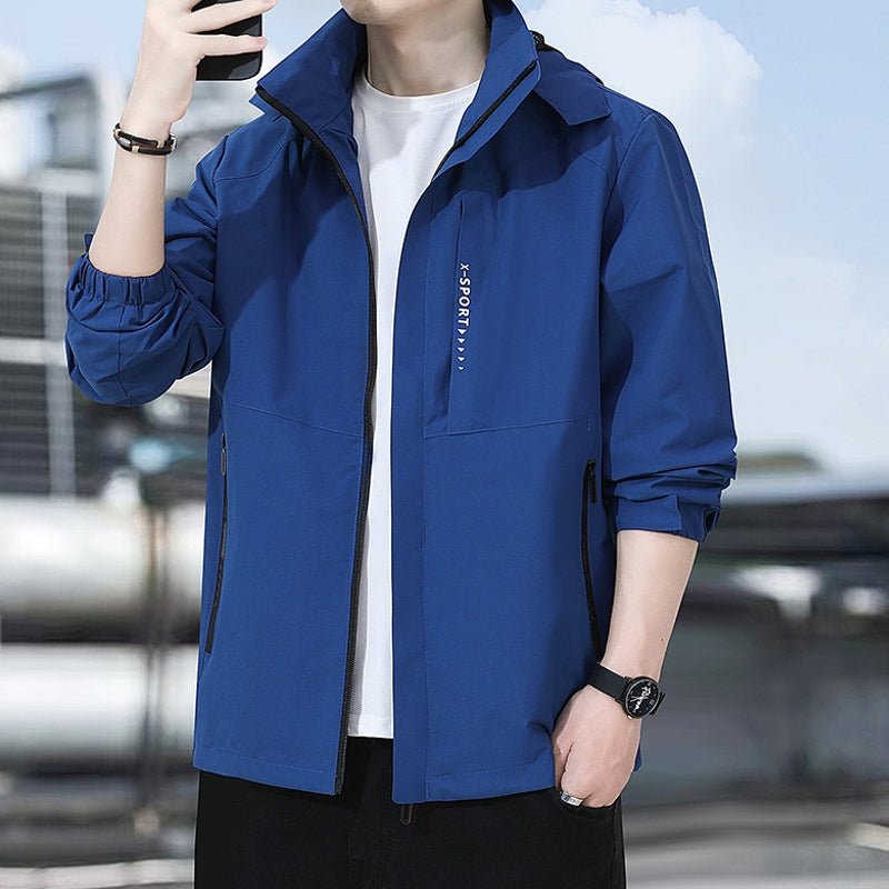 Outdoor Waterproof and Windproof Hooded Windbreaker Coats - Image 9