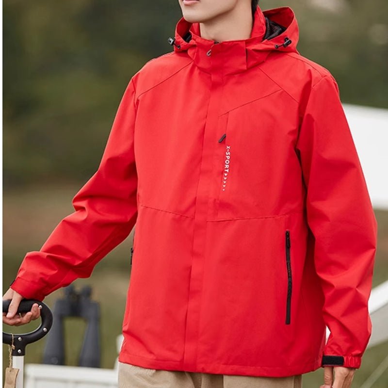 Outdoor Waterproof and Windproof Hooded Windbreaker Coats - Image 11