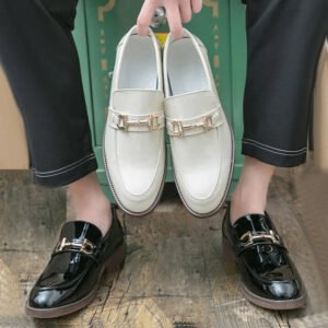 Flats Prom Homecoming Shoes Leather Shoes For Men