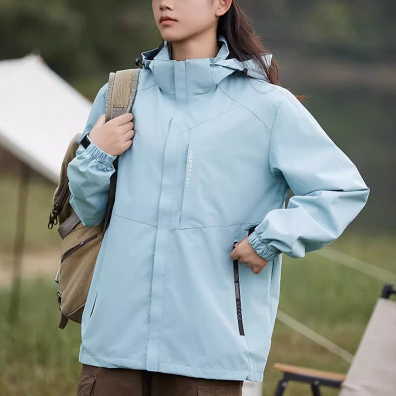 Outdoor Waterproof and Windproof Hooded Windbreaker Coats - Image 12
