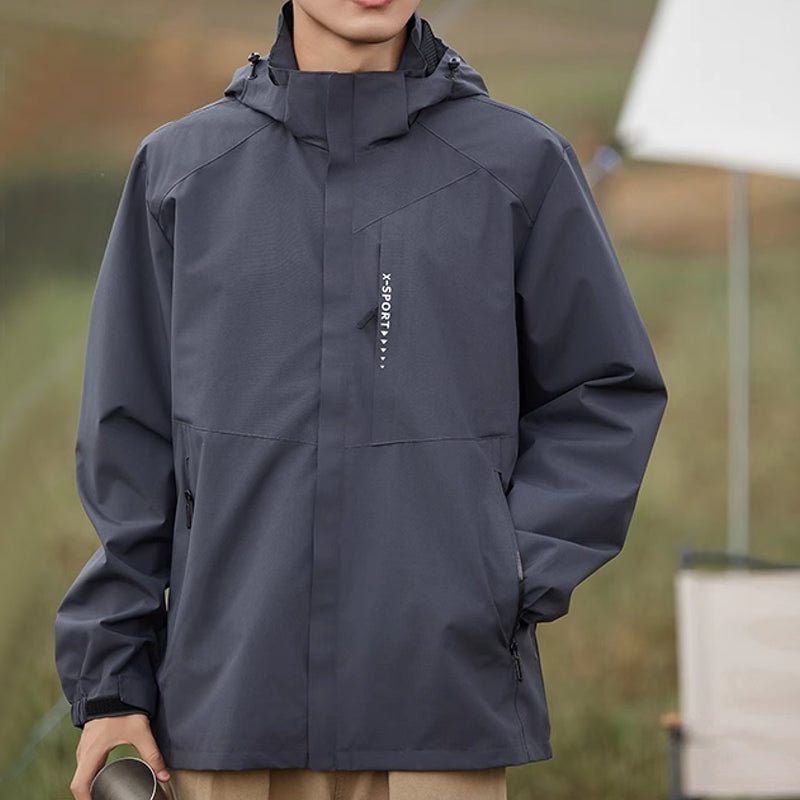 Outdoor Waterproof and Windproof Hooded Windbreaker Coats - Image 13