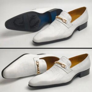 Casual Men Daily Wear Comfortable Office White Party Loafers