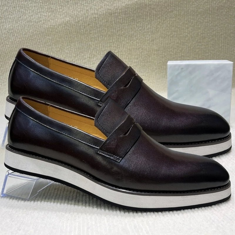 Casual Shiny Leather Formal Shoes for Banquet - Image 2