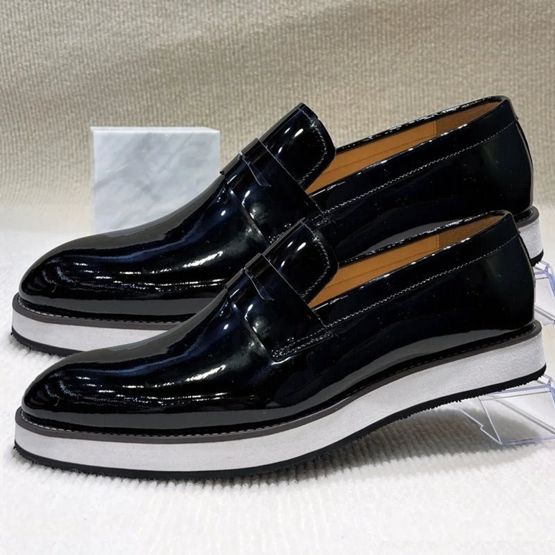 Casual Shiny Leather Formal Shoes for Banquet