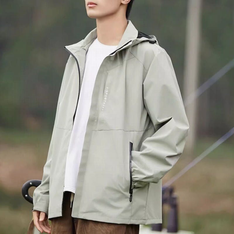 Outdoor Waterproof and Windproof Hooded Windbreaker Coats - Image 16