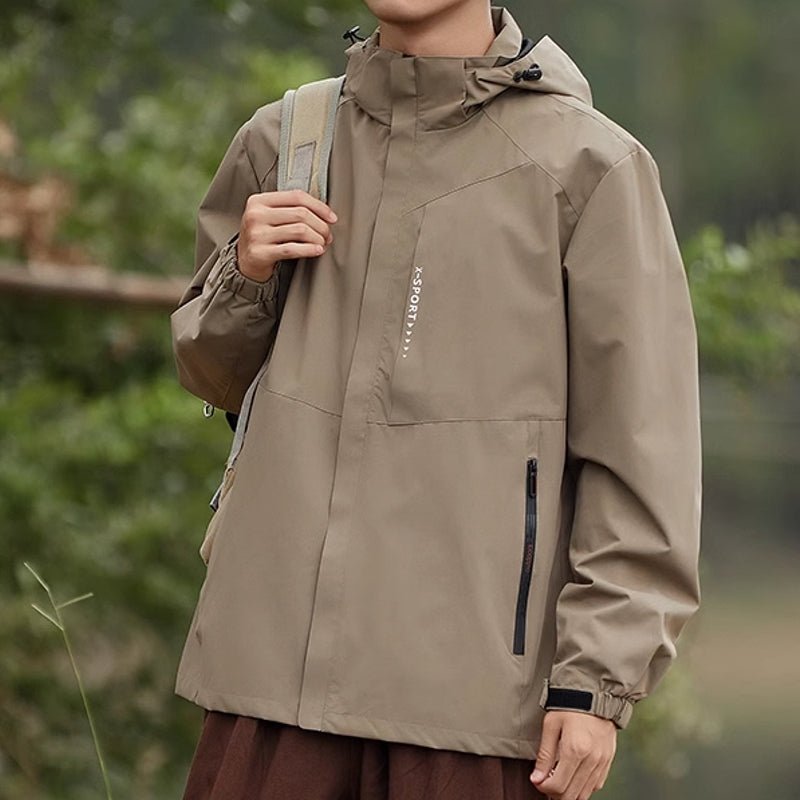 Outdoor Waterproof and Windproof Hooded Windbreaker Coats - Image 18