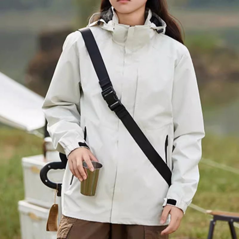 Outdoor Waterproof and Windproof Hooded Windbreaker Coats - Image 20