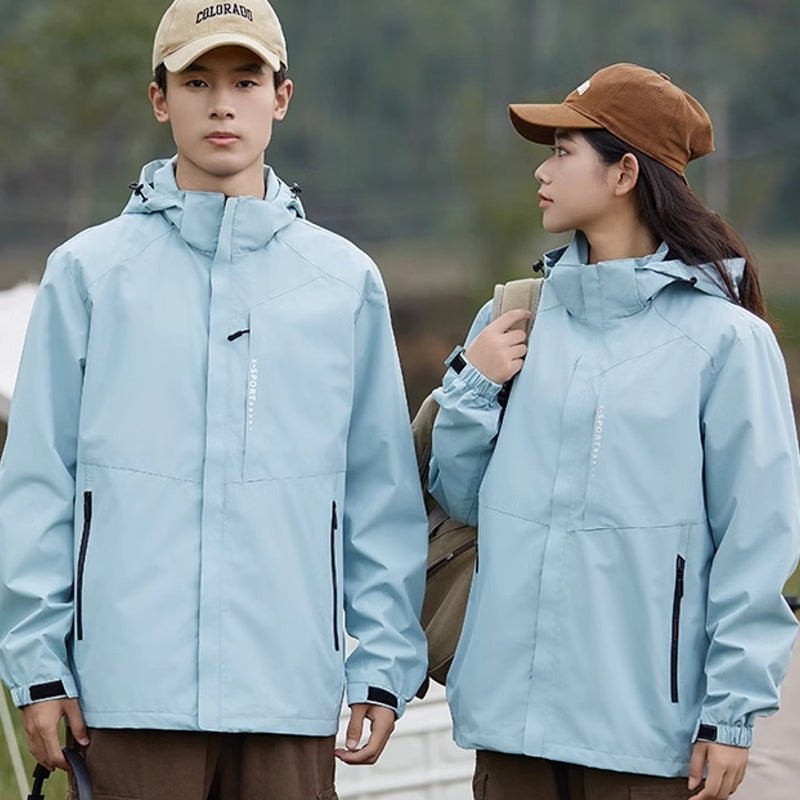 Outdoor Waterproof and Windproof Hooded Windbreaker Coats - Image 21