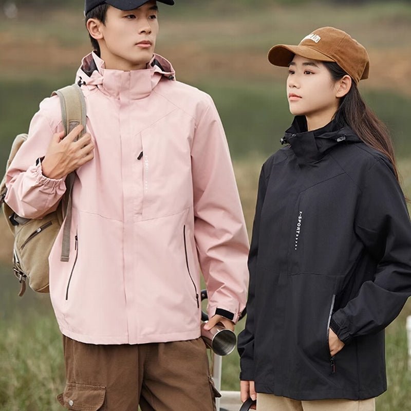 Outdoor Waterproof and Windproof Hooded Windbreaker Coats - Image 22