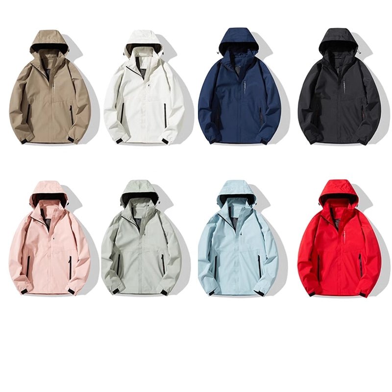 Outdoor Waterproof and Windproof Hooded Windbreaker Coats - Image 23