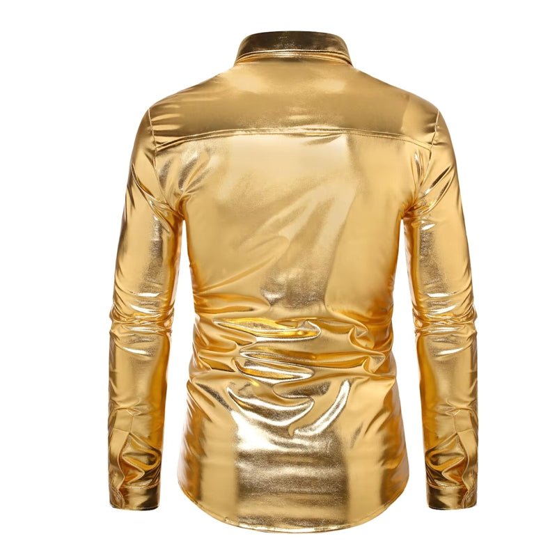 Dance Club Wear Hip Hop Shirt Men Shirts - Image 3