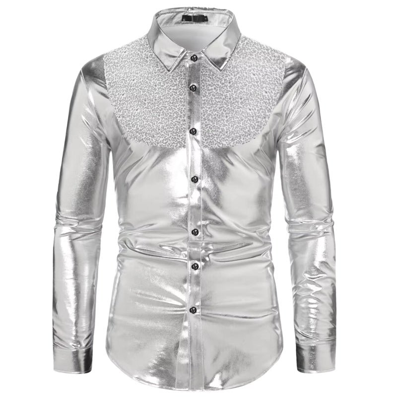 Dance Club Wear Hip Hop Shirt Men Shirts - Image 6