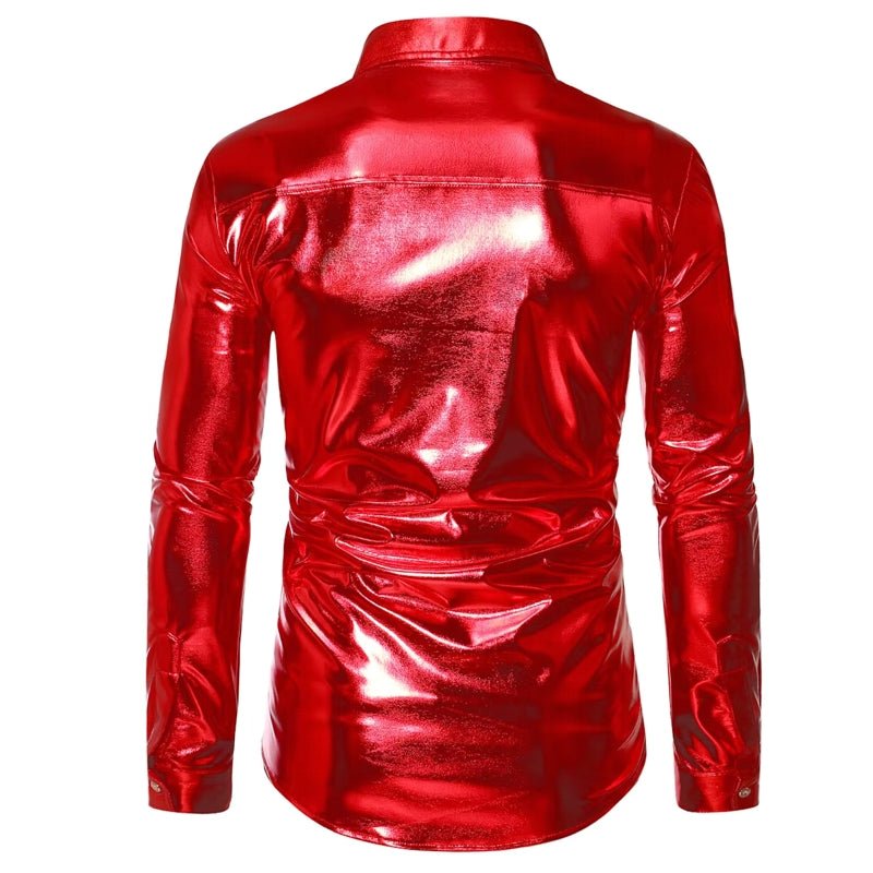 Dance Club Wear Hip Hop Shirt Men Shirts - Image 9