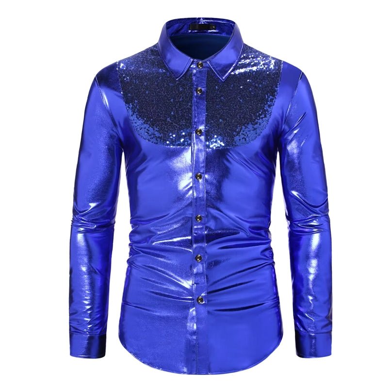 Dance Club Wear Hip Hop Shirt Men Shirts - Image 12