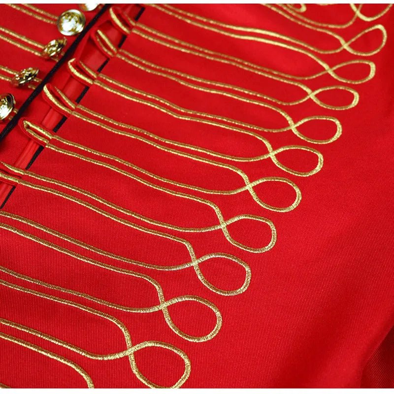 Cosplay Costume Standing Collar Embroidered Suit Jacket - Image 7