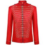 Cosplay Costume Standing Collar Embroidered Suit Jacket