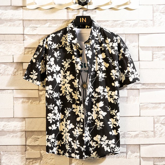 Cotton Mens Floral Shirt - Image 4
