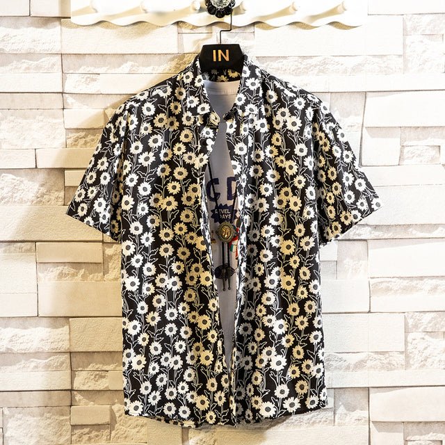 Cotton Mens Floral Shirt - Image 5