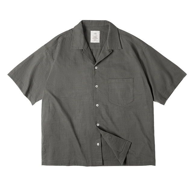 Cuban Collar Linen Shirt Man Japanese Retro Loose Male Clothing - Image 11