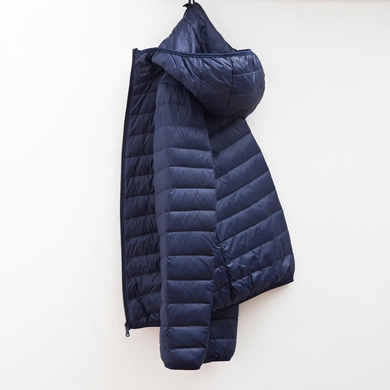 Down Coat Portable Slim Down Parkas - Image 3