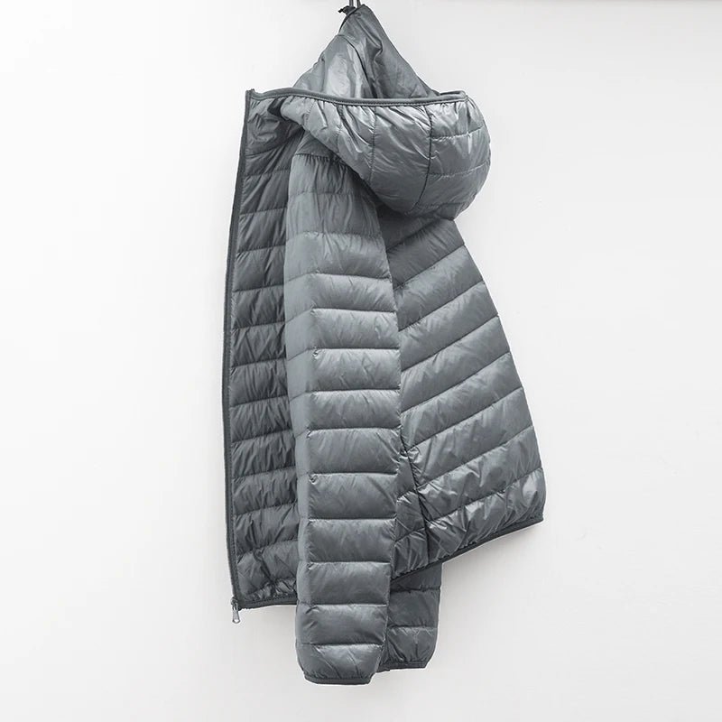 Down Coat Portable Slim Down Parkas - Image 8