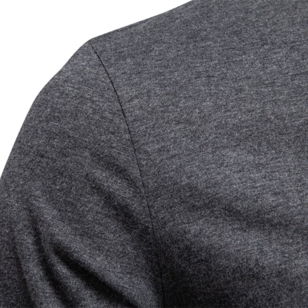 Fashion Long Sleeve Cotton Men T Shirts - Image 6