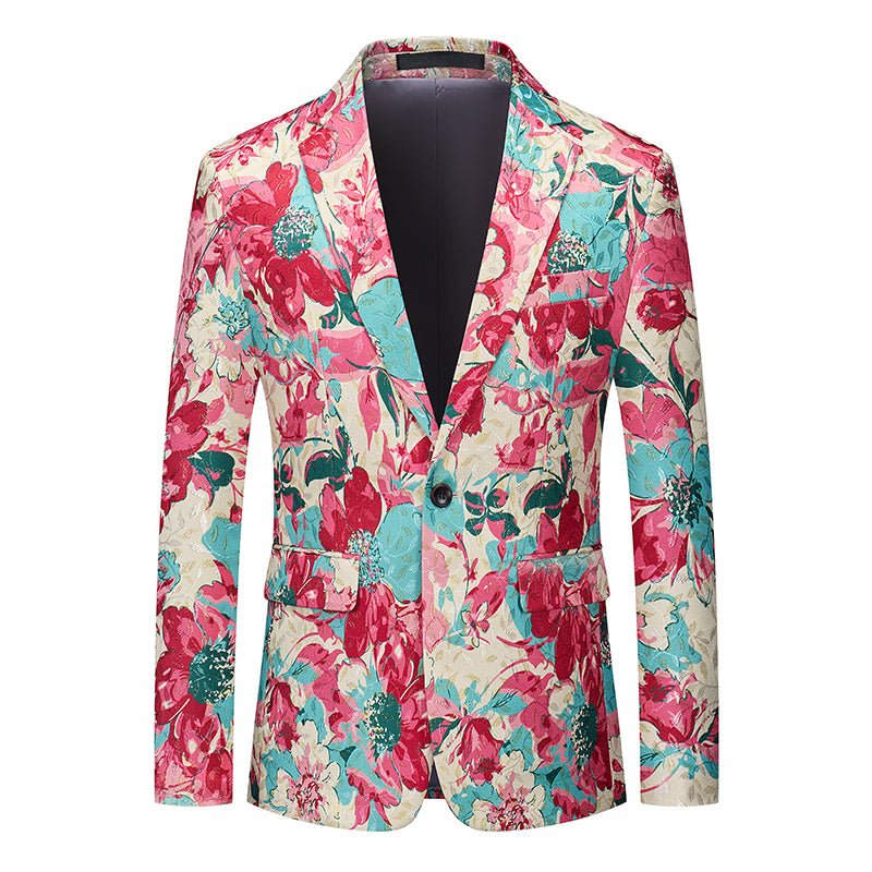 Fashion Men Luxury Party Stage Wedding Trend Jacket - Image 2