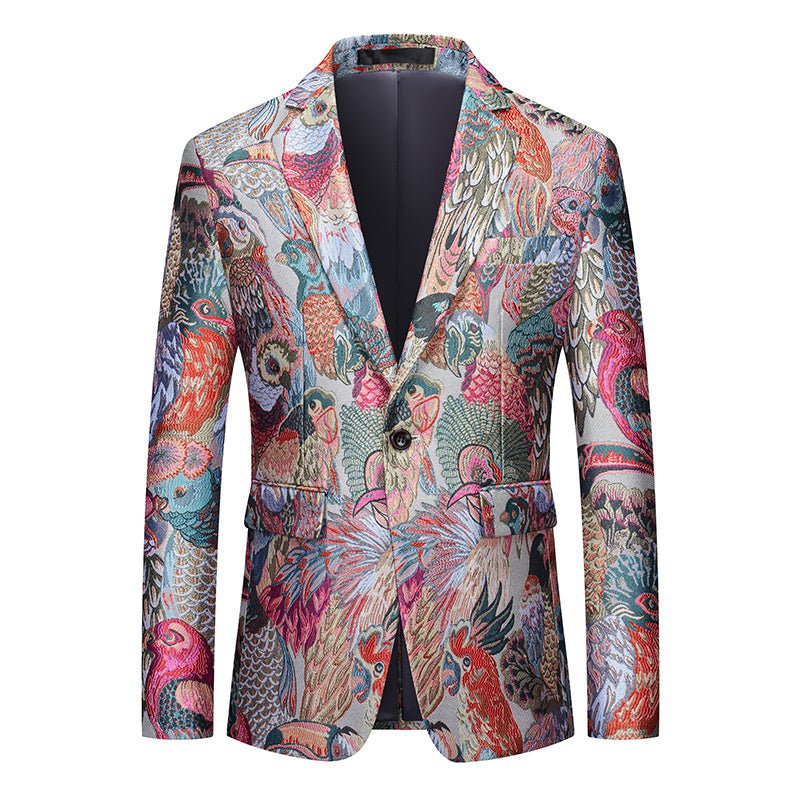 Fashion Men Luxury Party Stage Wedding Trend Jacket - Image 6