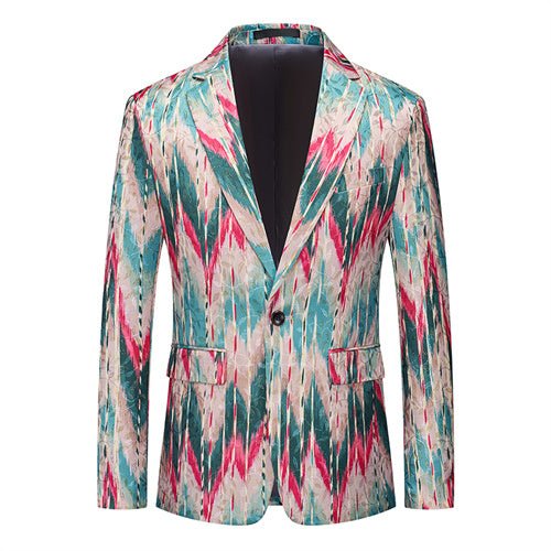 Fashion Men Luxury Party Stage Wedding Trend Jacket - Image 9