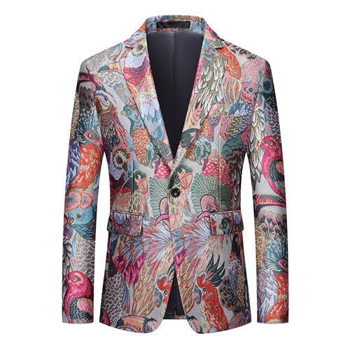 Fashion Men Luxury Party Stage Wedding Trend Jacket - Image 11