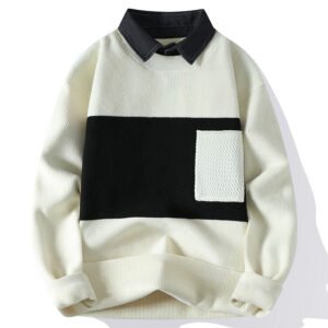 Fashion Slim Fit Smart Casual Men Knitted Sweater